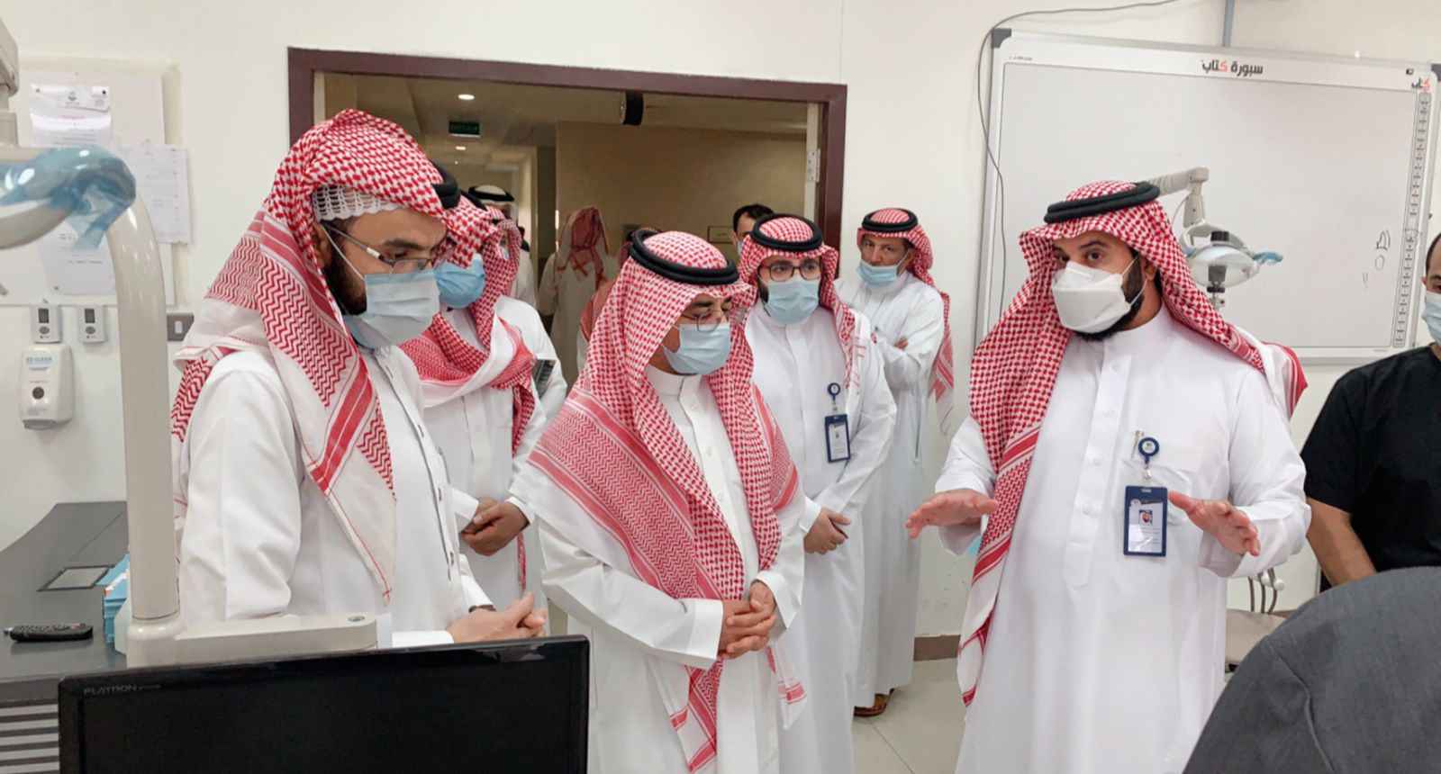 The university president's inspection visit to the Faculty of Dentistry